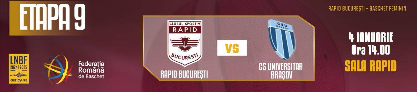 BASCHET CS Rapid Bucuresti - CS Universitar Brasov