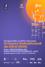 Festivalul Internațional George Enescu la Timișoara | Orchestra Radiodifuziunii din Köln (WDR) | Dirijor: CRISTIAN MĂCELARU, solistă: PATRICIA KOPATCHINSKAJA (vioară)