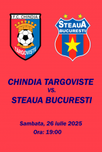 AFC CHINDIA TARGOVISTE - STEAUA BUCURESTI