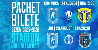 Pachet UNIVERSITATEA CRAIOVA  - FC Petrolul/İstanbul Başakşehir FK