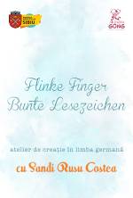Kreativ Workshop „Flinke Finger” –Bunte Lesezeichen / Atelierul de creație „Flinke Finger” – Semne de carte colorate