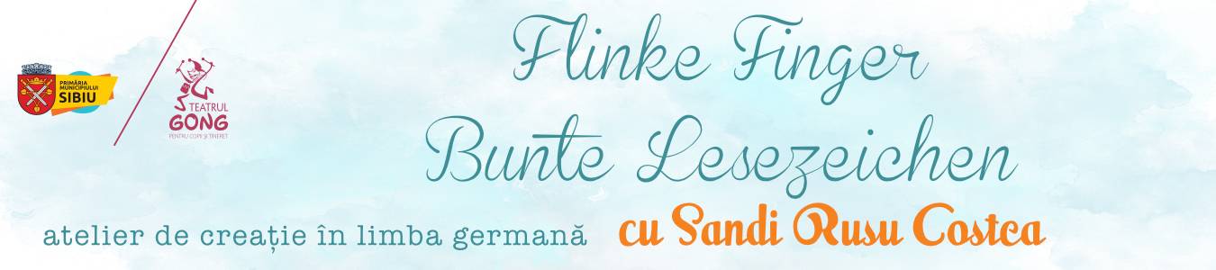 Kreativ Workshop „Flinke Finger” –Bunte Lesezeichen / Atelierul de creație „Flinke Finger” – Semne de carte colorate