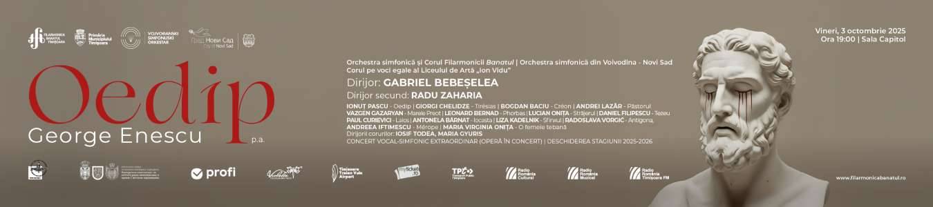 CONCERT VOCAL-SIMFONIC EXTRAORDINAR INAUGURAL (OPERĂ ÎN CONCERT) | DIRIJOR: GABRIEL BEBEȘELEA