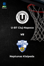 BKT EuroCup: U-BT Cluj-Napoca vs. Neptunas Klaipeda