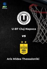 BKT EuroCup: U-BT Cluj-Napoca vs. Aris Midea Thessaloniki