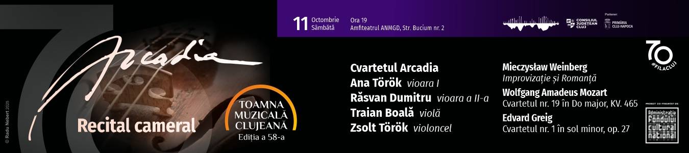 Recital cameral - Cvartetul Arcadia