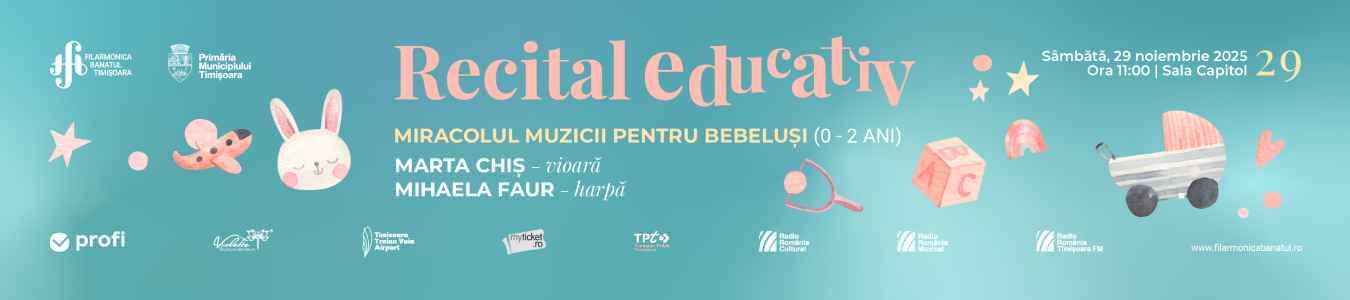Miracolul muzicii pentru bebeluși | Recital educativ (0 – 2 ani)