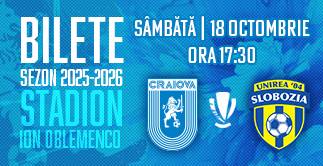 UNIVERSITATEA CRAIOVA  -  AFC UNIREA 04 SLOBOZIA