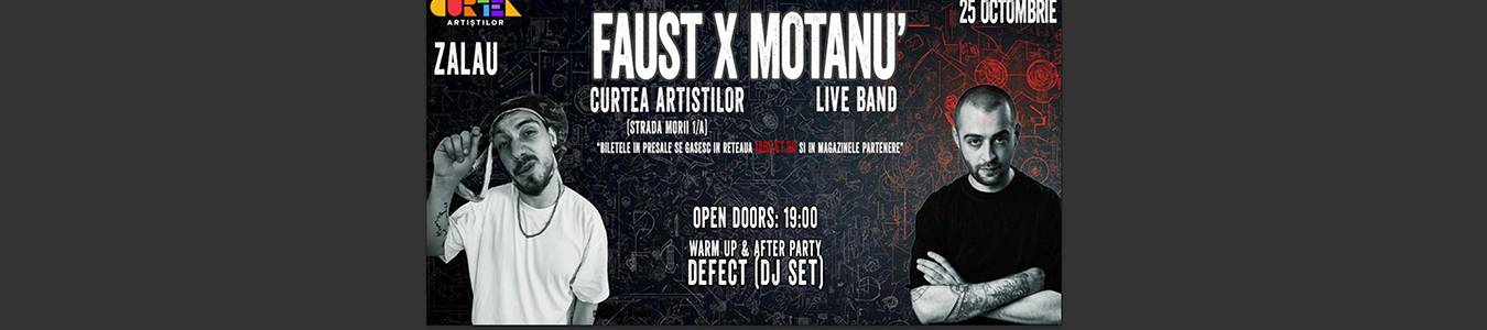 Concert FAUST X MOTANU la Curtea Artiștilor