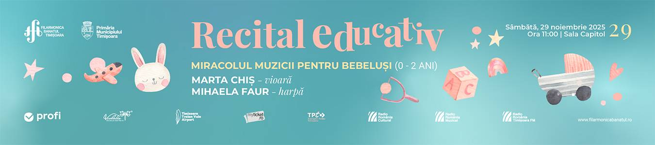 Miracolul muzicii pentru bebeluși | Recital educativ (0 – 2 ani)