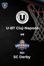 ABA League: U-BT Cluj-Napoca vs. SC Derby