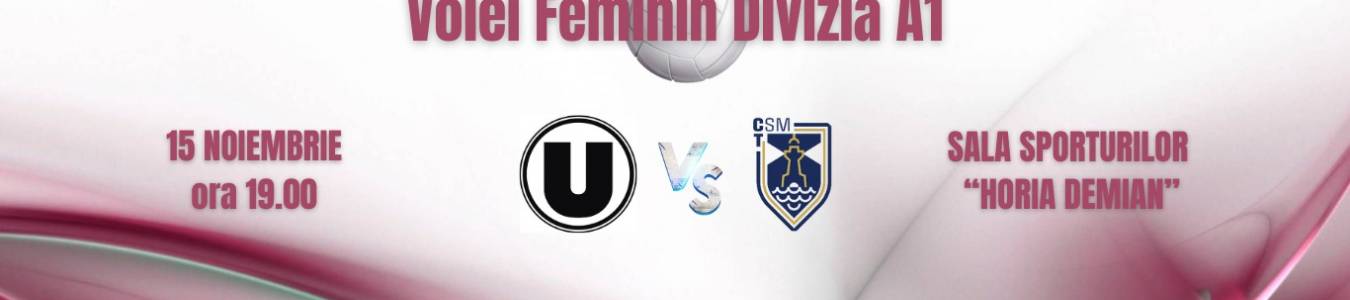 Volei Feminin Divizia A1: U Cluj-Napoca vs CSM Constanta