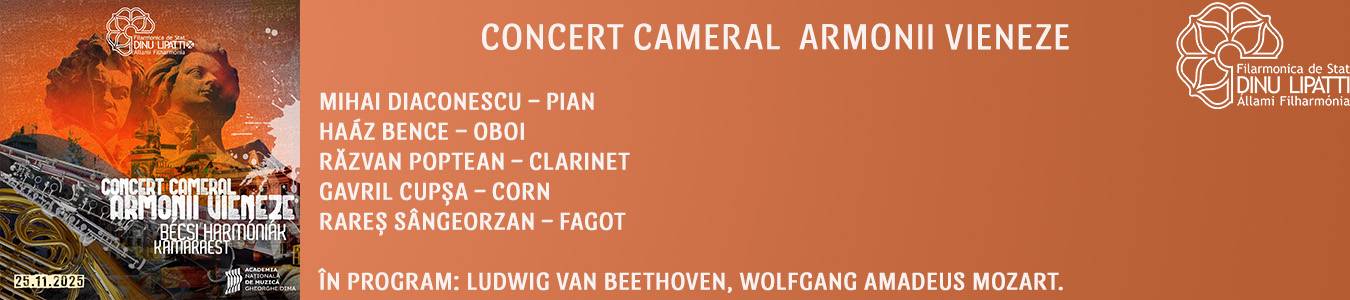 CONCERT CAMERAL – Armonii Vieneze
