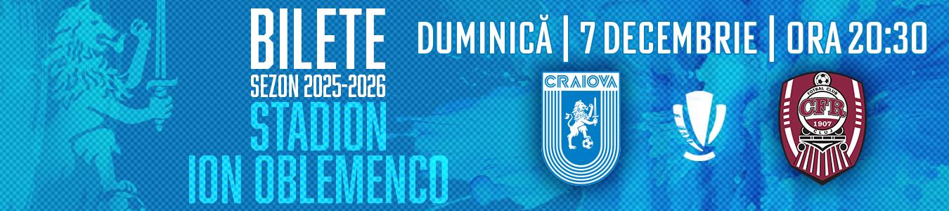 UNIVERSITATEA CRAIOVA -  CFR CLUJ