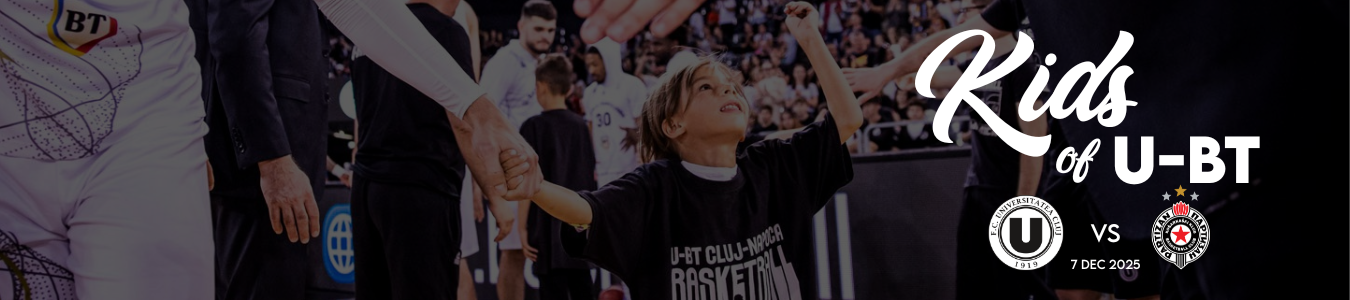 #KidsOfUBT | U-Banca Transilvania vs. KK Partizan Mozzart Bet