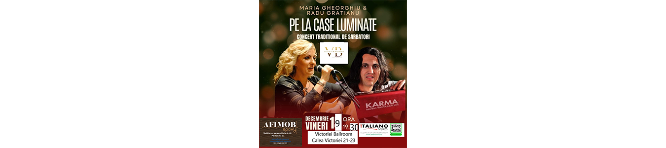 Concert tradițional de sărbători - PE LA CASE LUMINATE
