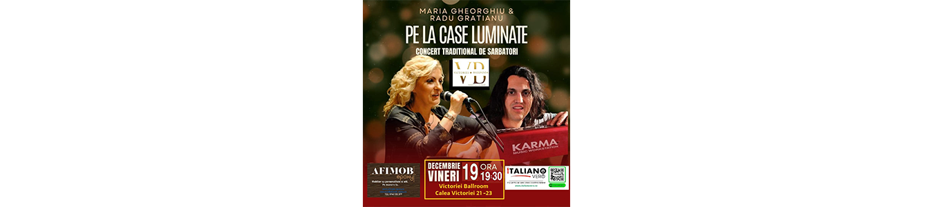 Concert tradițional de sărbători - PE LA CASE LUMINATE