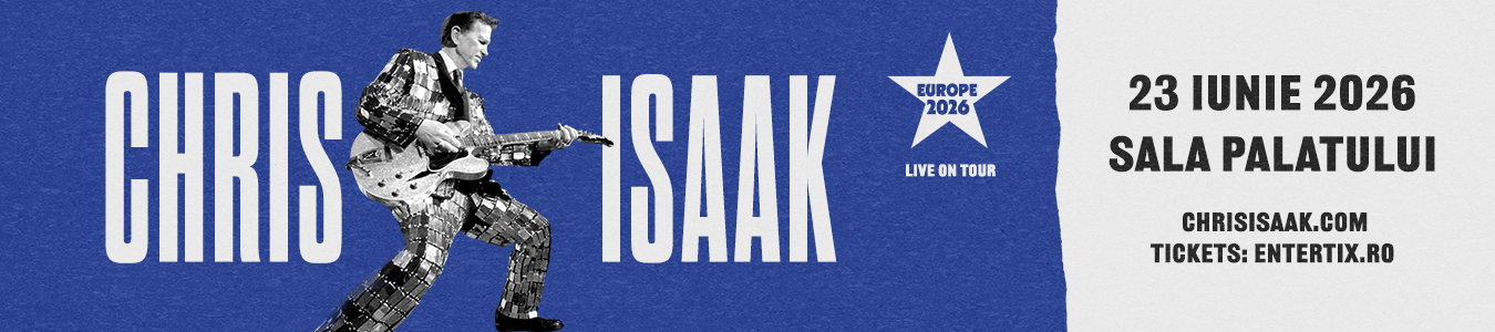 Concert Chris Isaak la Sala Palatului