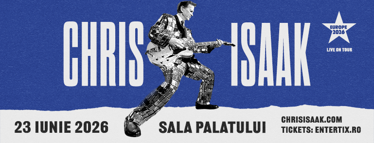 Concert Chris Isaak la Sala Palatului