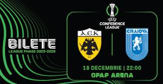 AEK Atena FC - UNIVERSITATEA CRAIOVA