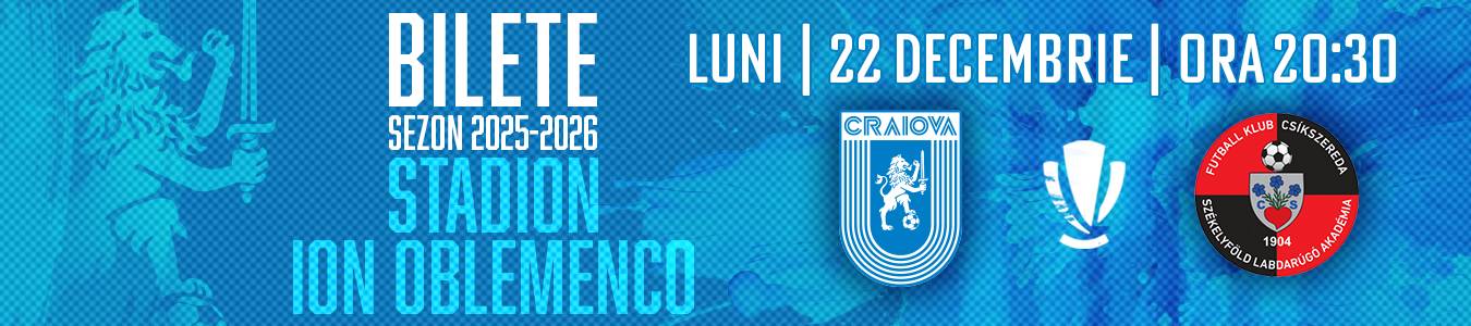 UNIVERSITATEA CRAIOVA -  FK CSIKSZEREDA