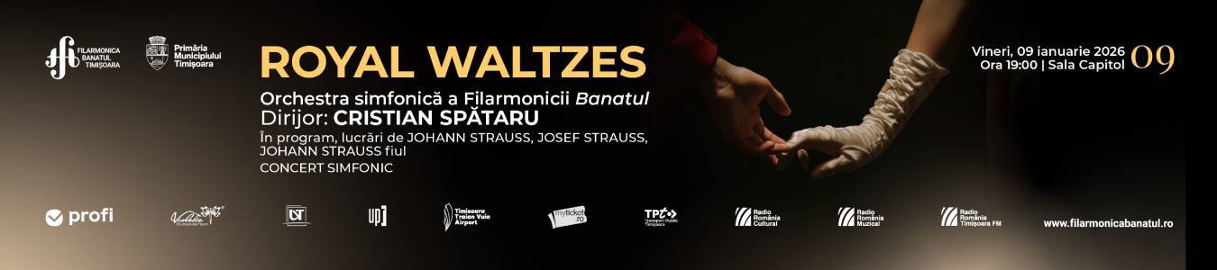 WALTZES AND WHIRLWINDS | Orchestra simfonică a Filarmonicii Banatul Timișoara | Dirijor: Cristian Spătaru