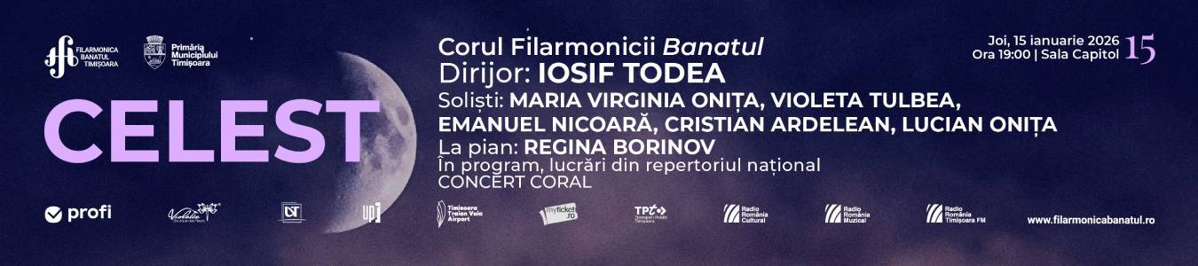 CONCERT CORAL | Corul „Ion Românu” al Filarmonicii Banatul | Dirijor: Iosif Todea