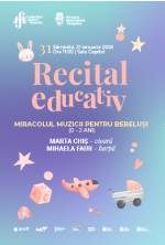 RECITAL EDUCATIV – Miracolul muzicii pentru bebeluși (0–2 ani)
