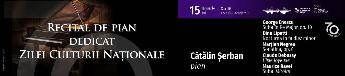 Recital de pian dedicat Zilei Culturii Nationale