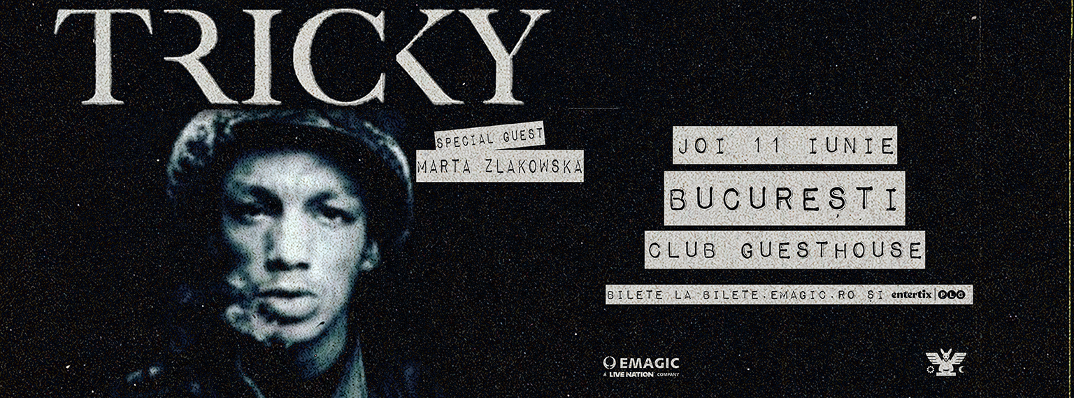 TRICKY Live @Club Guesthouse, Bucuresti